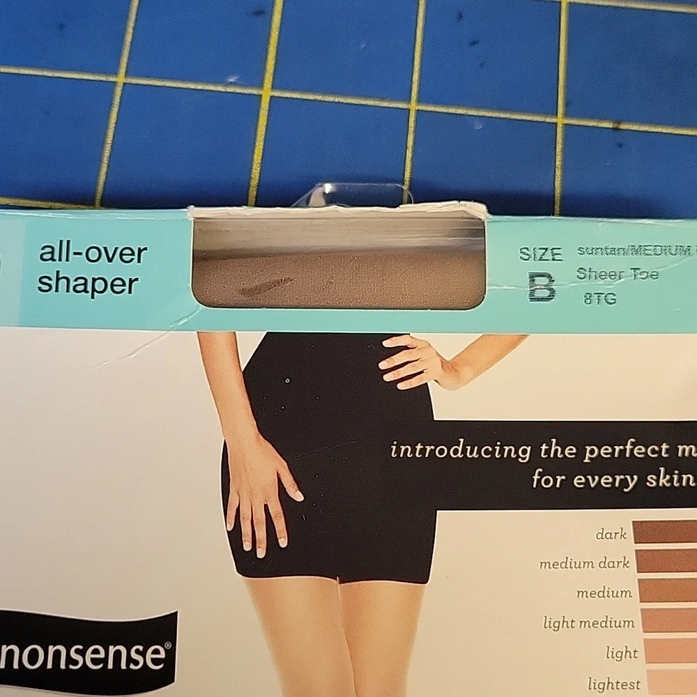 No Nonsense Great Shapes Shaper Sz B Suntan/Medium Dark New